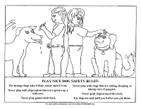 Dog Safety Activity Sheet