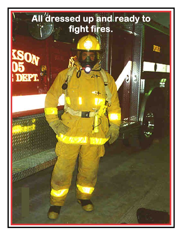 Fireman in Full Uniform - Keep Your Child Safe.org