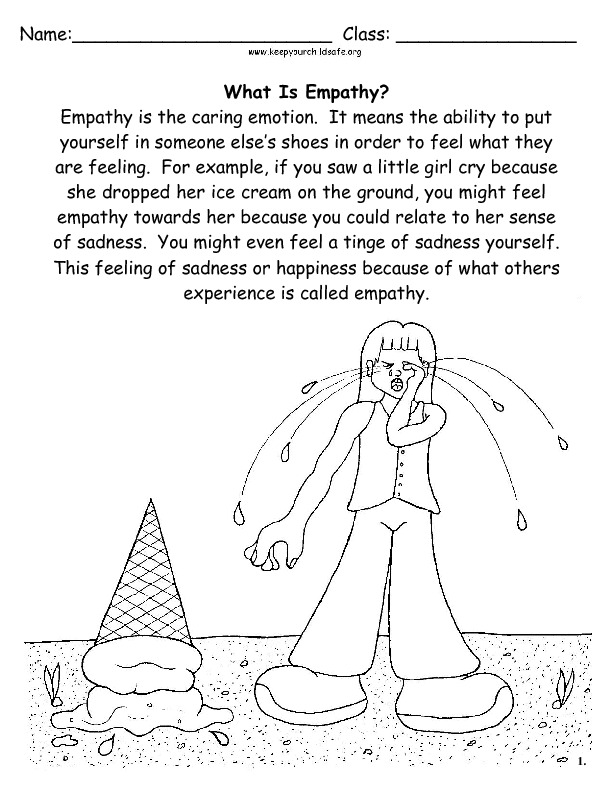 Empathy & Kindness Worksheets For Kids