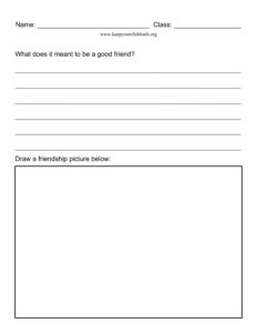 Social Skills Worksheets for Kids - Keep Your Child Safe.org